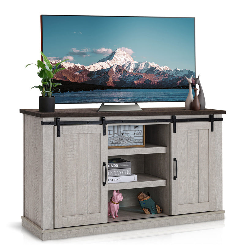 Meuble TV en bois de style vintage pour salon