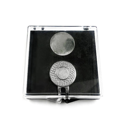 Boîte cadeau de collection pour capsules de pièces de monnaie, en acrylique transparent, avec fourchette