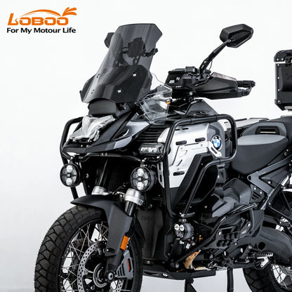 LOBOO Headlight Guard for BMW R1300GS Adventure – Magnetic Quick-Release Design, PC Polycarbonate，Clear