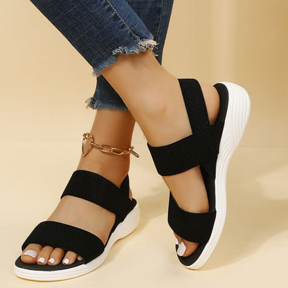 Double-strap Sandals Women Platform Shoes