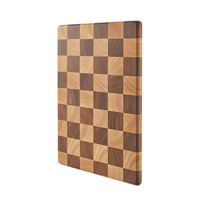 Checkerboard Acacia Wood Cutting Board – Premium Kitchen Essential