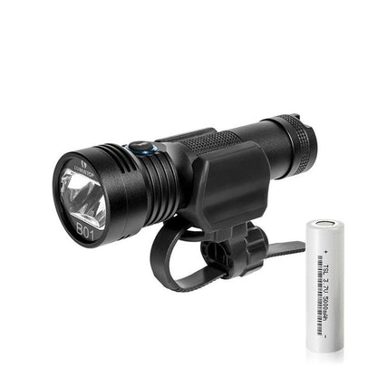 Phare de voiture multifonctionnel pour vélo, rechargeable par USB, lampe torche à forte luminosité