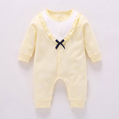 Baby autumn princess spring and autumn jumpsuit