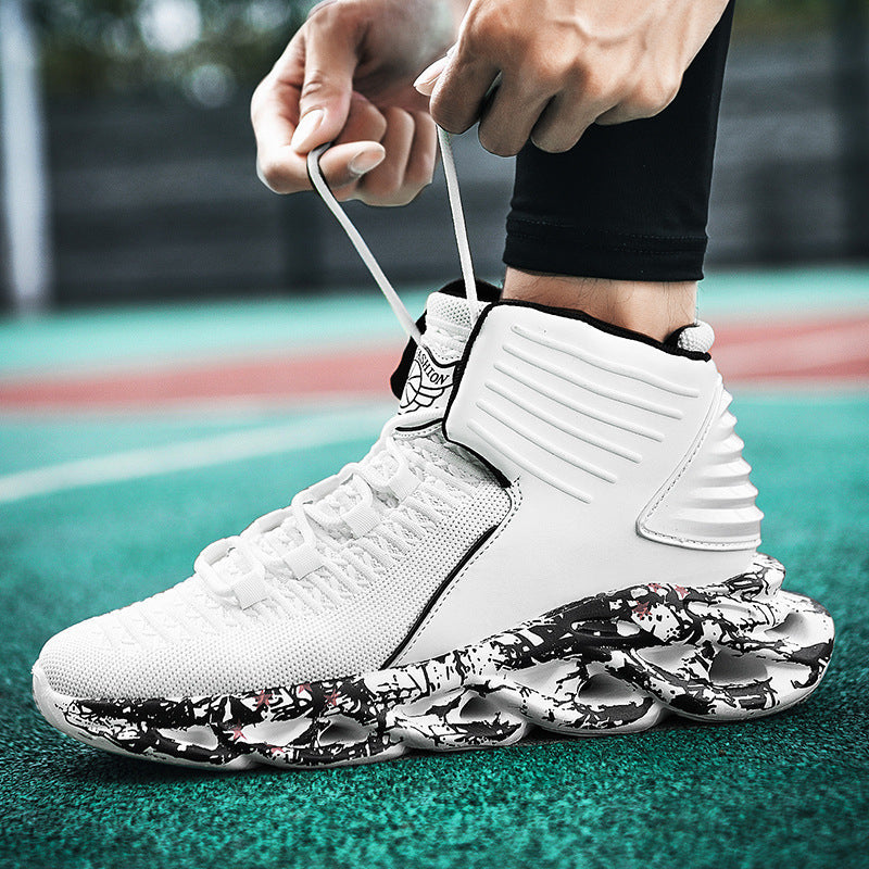 Nouvelles Chaussures de Basket Sportives Rouges ANTIDÉRAPANTES pour HOMMES