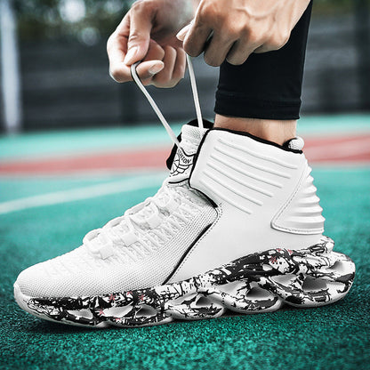 Nouvelles Chaussures de Basket Sportives Rouges ANTIDÉRAPANTES pour HOMMES
