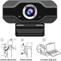 Véritable caméra Web HD 1080P avec microphone intégré