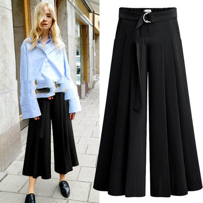 Pantalon décontracté plissé