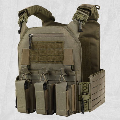 Votagoo 601 Laser Cut Molle Vest Adjustable Plate Carrier Tactical Military Vest