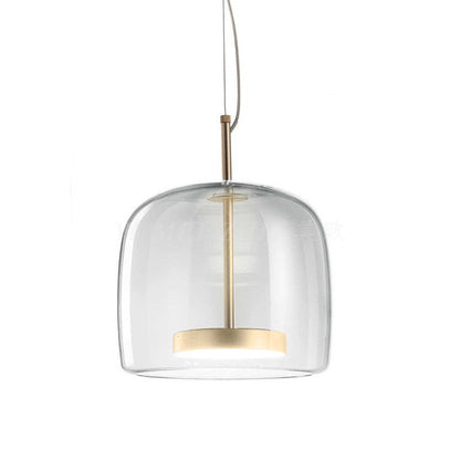 Lustre en verre simple pour chambre à coucher et salon