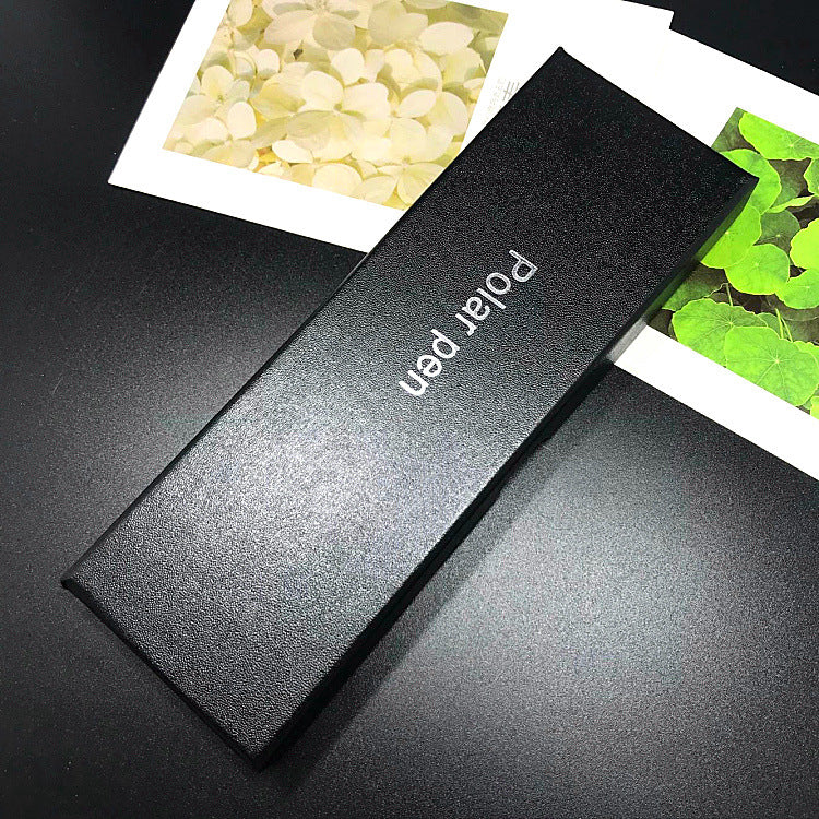 Boîte cadeau anti-stress Kits dorés noirs amusants Stylo polaire magnétique Fidget avec stylet bille