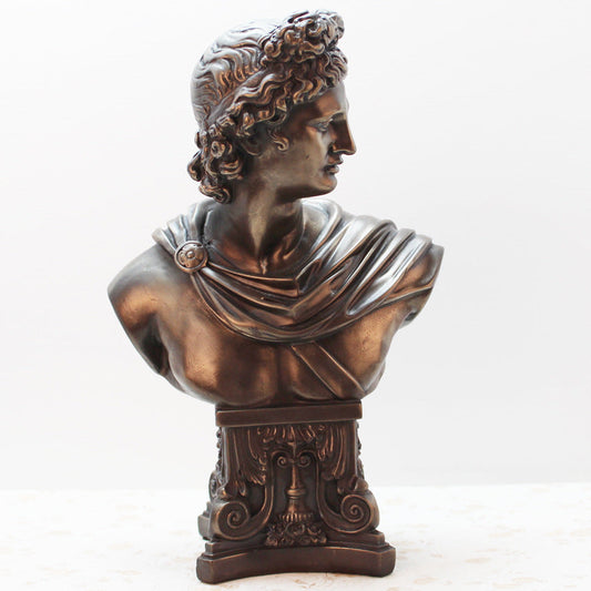 Œuvre d'art : sculpture de figurine en bronze pour mobilier créatif