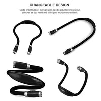 Rechargeable hug light portable lighting