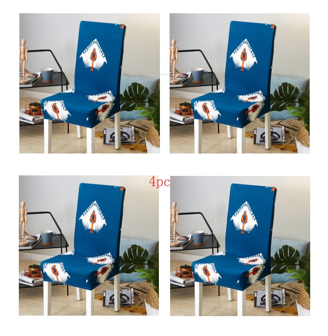 Funda de silla para el hogar, funda de silla de hotel, funda de silla para paquete, funda de silla elástica siamesa, funda de silla de oficina para ordenador