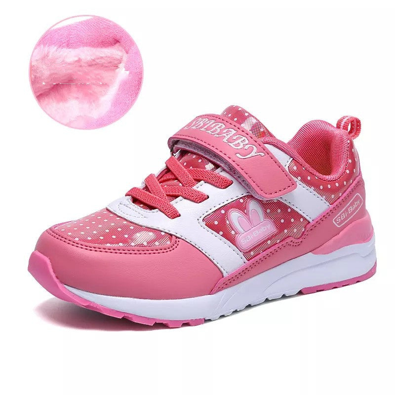 Chaussures décontractées roses tendance pour bébés filles