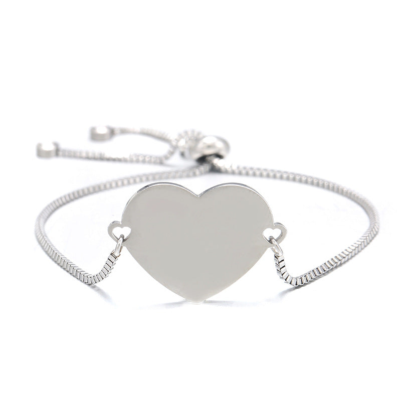 Pulsera telescópica de corazón DIY