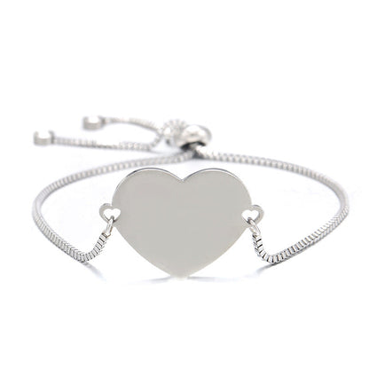 Pulsera telescópica de corazón DIY