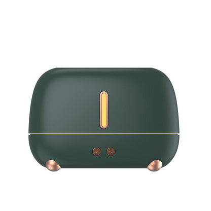 Flame Aroma Diffuser & Humidifier – LED Flame Effect, 3 Colors