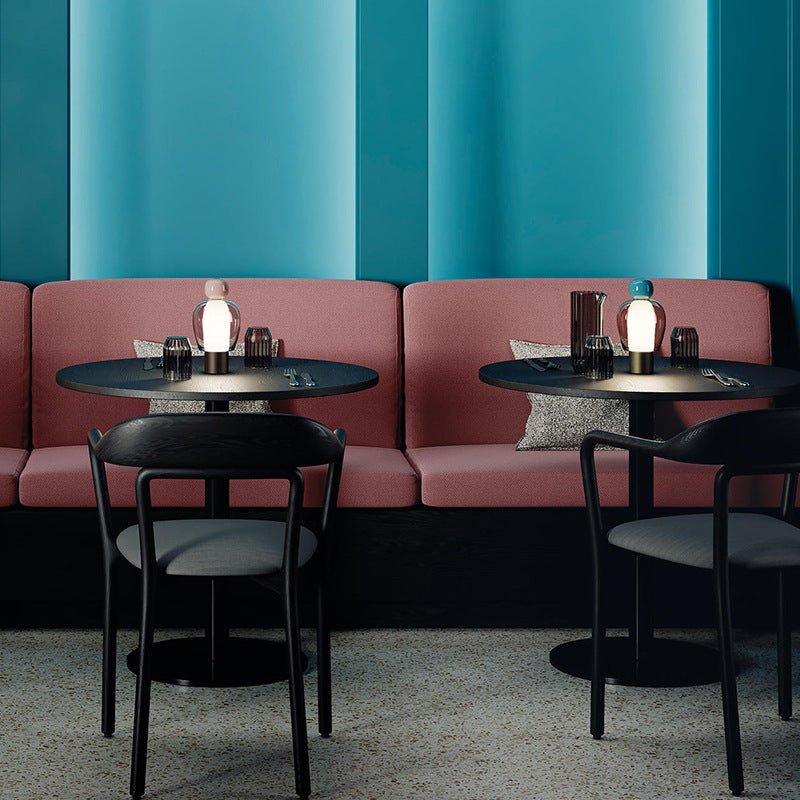Lampe de table en verre simple - Salon nordique, salle à manger, bar