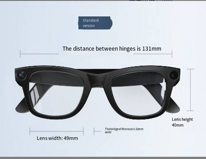 AI Camera Smart Glasses – HD Video, Voice Calls, Translation & Object Recognition | Smart Wearable Tech