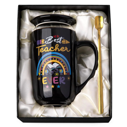 Large Porcelain Best Teacher Coffee Mug 18oz