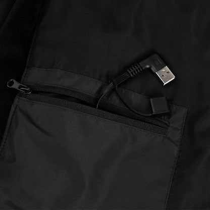 Gilet chauffant USB LITEGUEST avec lumière LED – Équipement de sécurité d'hiver pour l'extérieur