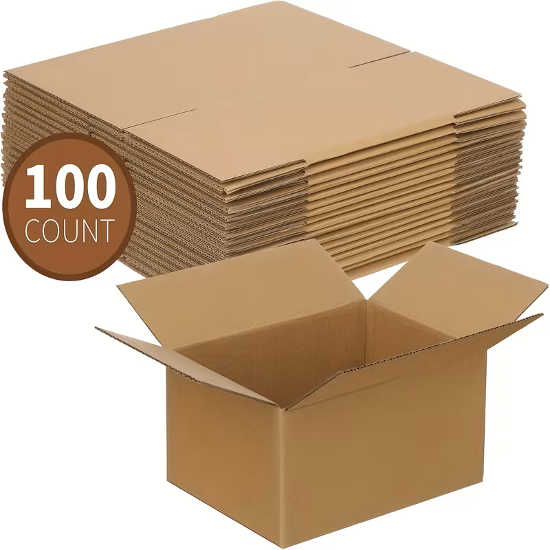 Tailles et lots multiples - Cartons d'emballage, d'expédition et de déménagement en carton ondulé
