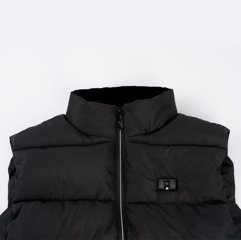 Gilet chauffant USB LITEGUEST avec lumière LED – Équipement de sécurité d'hiver pour l'extérieur
