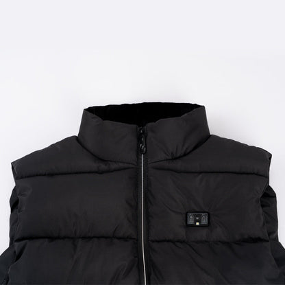 Gilet chauffant USB LITEGUEST avec lumière LED – Équipement de sécurité d'hiver pour l'extérieur