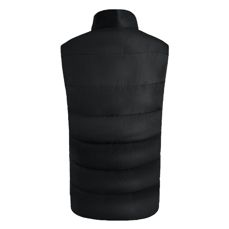 LITEGUEST LED Safety Heated Vest | 15-Zone Dual Control USB Heating