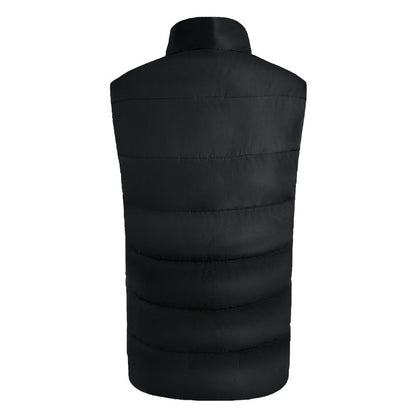 LITEGUEST LED Safety Heated Vest | 15-Zone Dual Control USB Heating