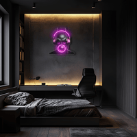 Batman Neon Sign, Uv Print Neon, Batman Wall Decor, Uv Print Neon Sign