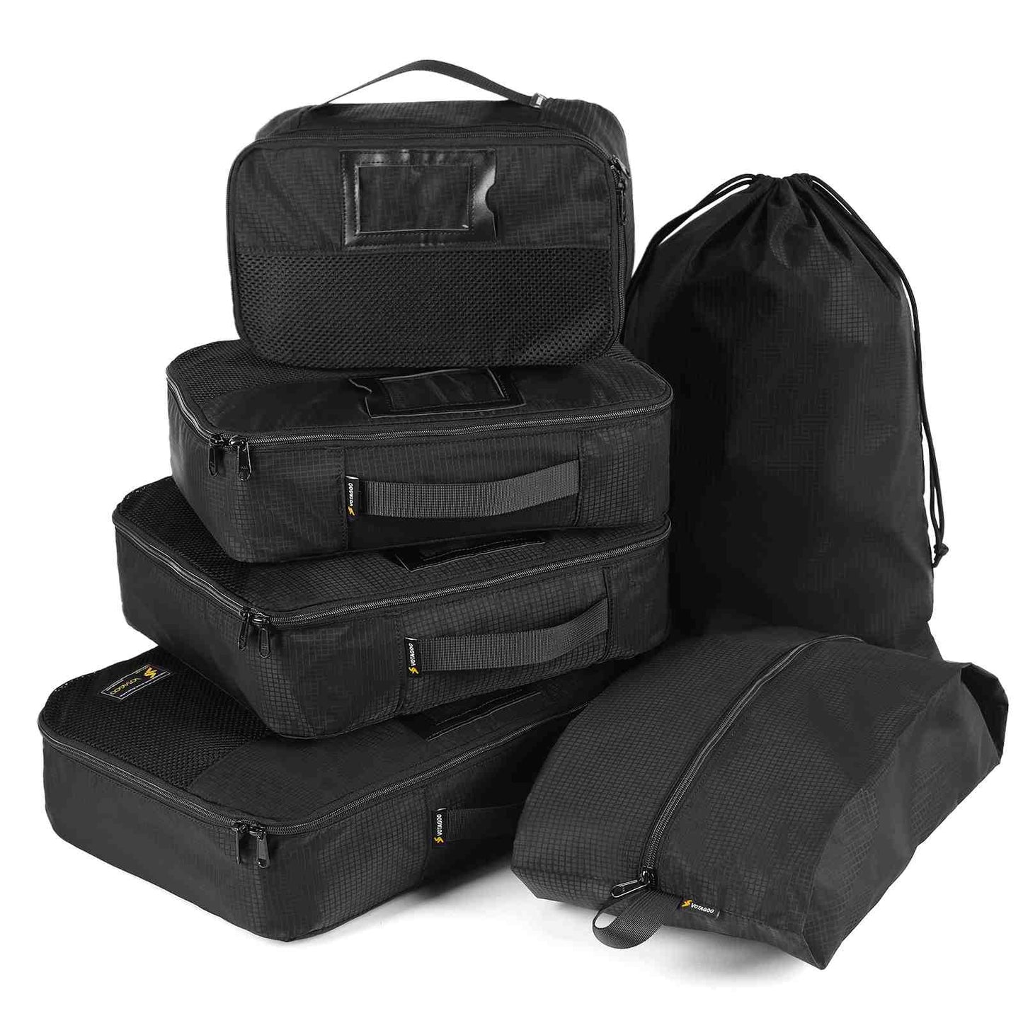 Votagoo Tactical Packing Cubes 6 Packs Lightweight Luggage Set Packing