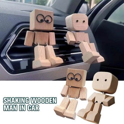 Swaying Wooden Figure  – Handmade Decorative Balance Toys