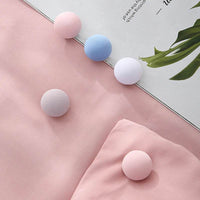 4Pcs Non-Slip Mushroom BedSheet Quilt Blanket Holder – Keep Your Bedding Neat & Tidy