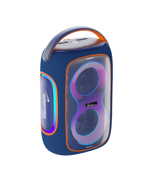 50W Wireless Bluetooth Speaker with RGB Lights & Carry Handle