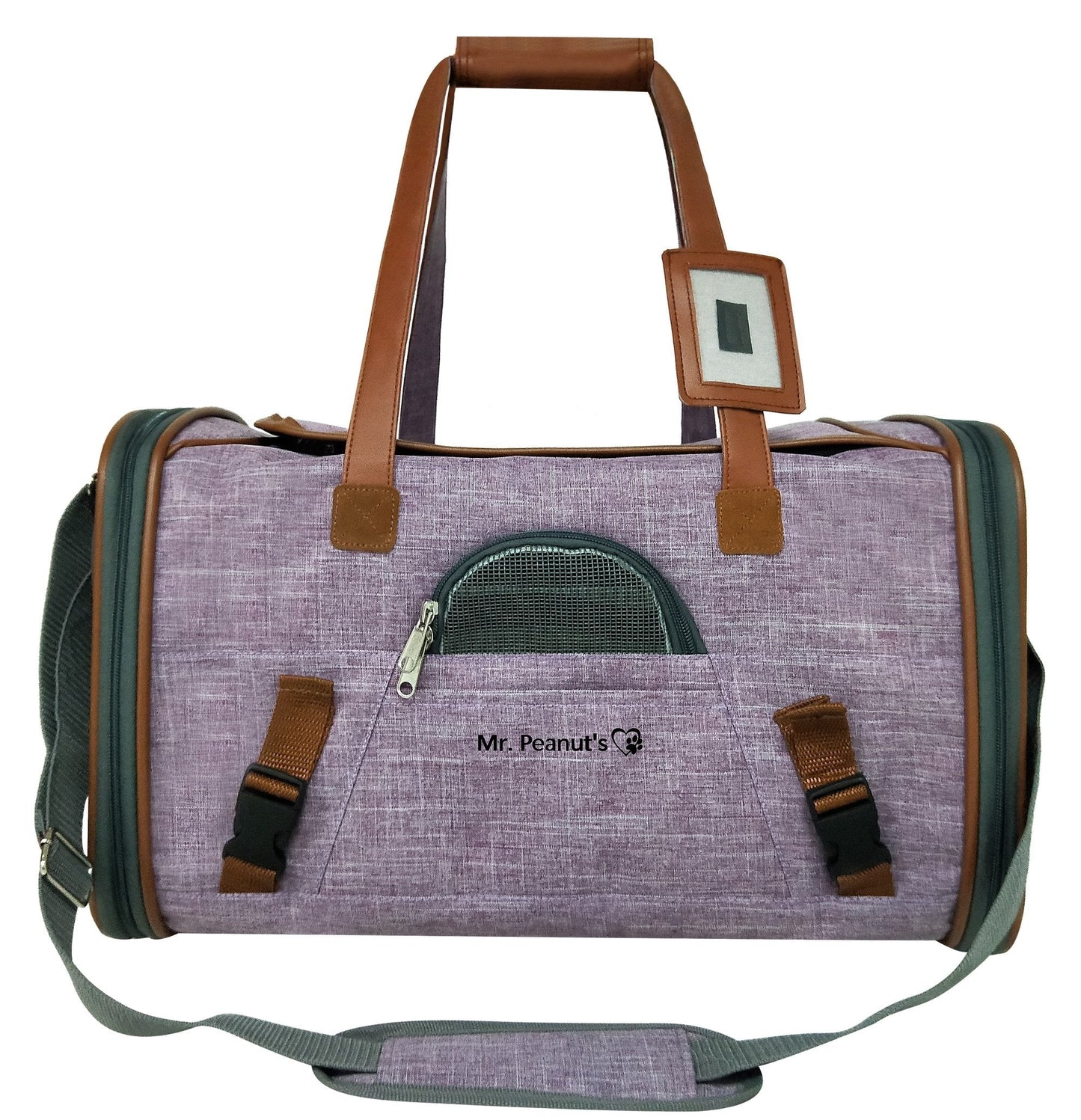 Sac de transport pour animaux de compagnie de taille standard, homologué pour les compagnies aériennes, série Or, par Mr. Peanut