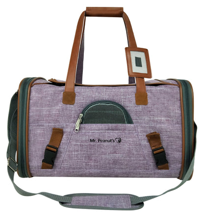 Sac de transport pour animaux de compagnie de taille standard, homologué pour les compagnies aériennes, série Or, par Mr. Peanut
