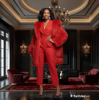 Sexy New Red New Winter Fur Coat for women