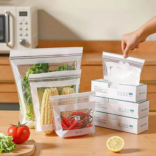 Eco Fresh-Keep Bags – Reusable & Airtight for Longer Freshness!