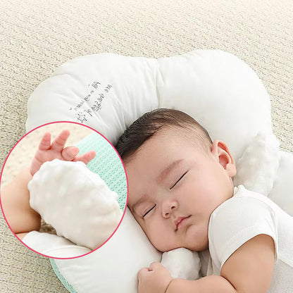 Baby Anti Flat Head Pillow Organic Cotton Infant Sleeping Support Cushion