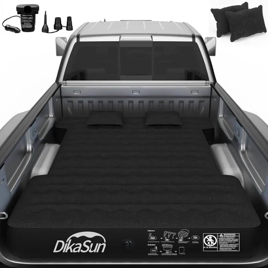 DikaSun 6.0-6.5 FT Full Size Pickup Truck Bed Air Mattress,Black