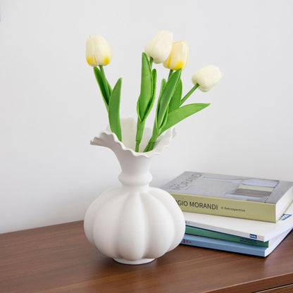 Creative Ceramic Vase Nordic Style Ins Living Room Flower Arrangement Soft Home Decoration