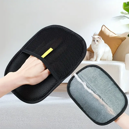 Fur-Free: Electrostatic Pet Hair Remover Gloves