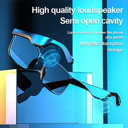 Smart Bluetooth 5.0 Sports Sunglasses – Wireless Music, Calls & Outdoor Audio Glasses