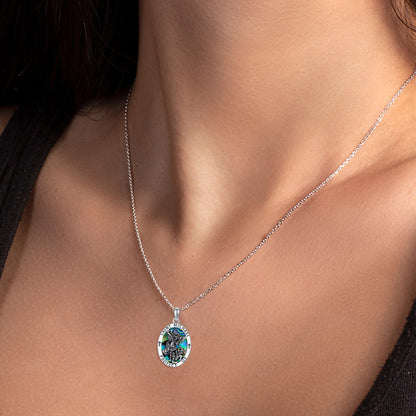 Joyas de plata esterlina, medalla de moneda de San Miguel, colgante, joyas de iones para hombres