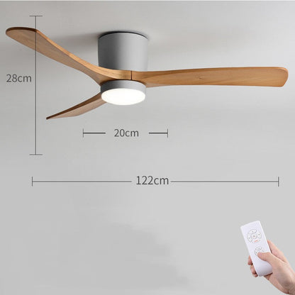 Ventilateur de plafond avec lampe pour appartement F2