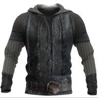 Youth Plus Size 3D Long Sleeve Hoodie