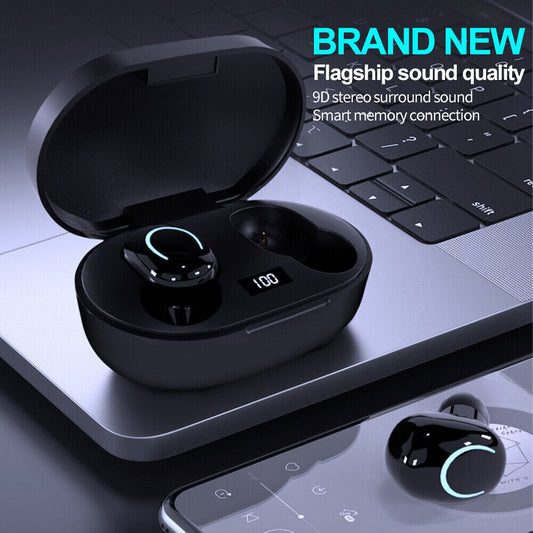Bluetooth 5.3 Headphones In Ear Wireless TWS Sport Headphones IPX-5 With Microphone De