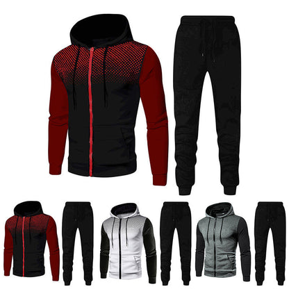 Sports Fitness Men's Autumn Winter Men's Suit