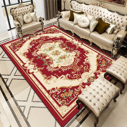Tapis de canapé de table basse de salon de chambre à coucher de style européen